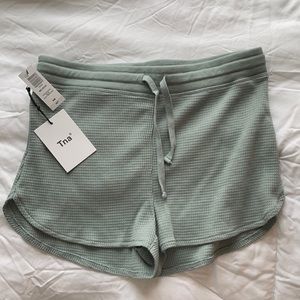 Aritzia waffle shorts